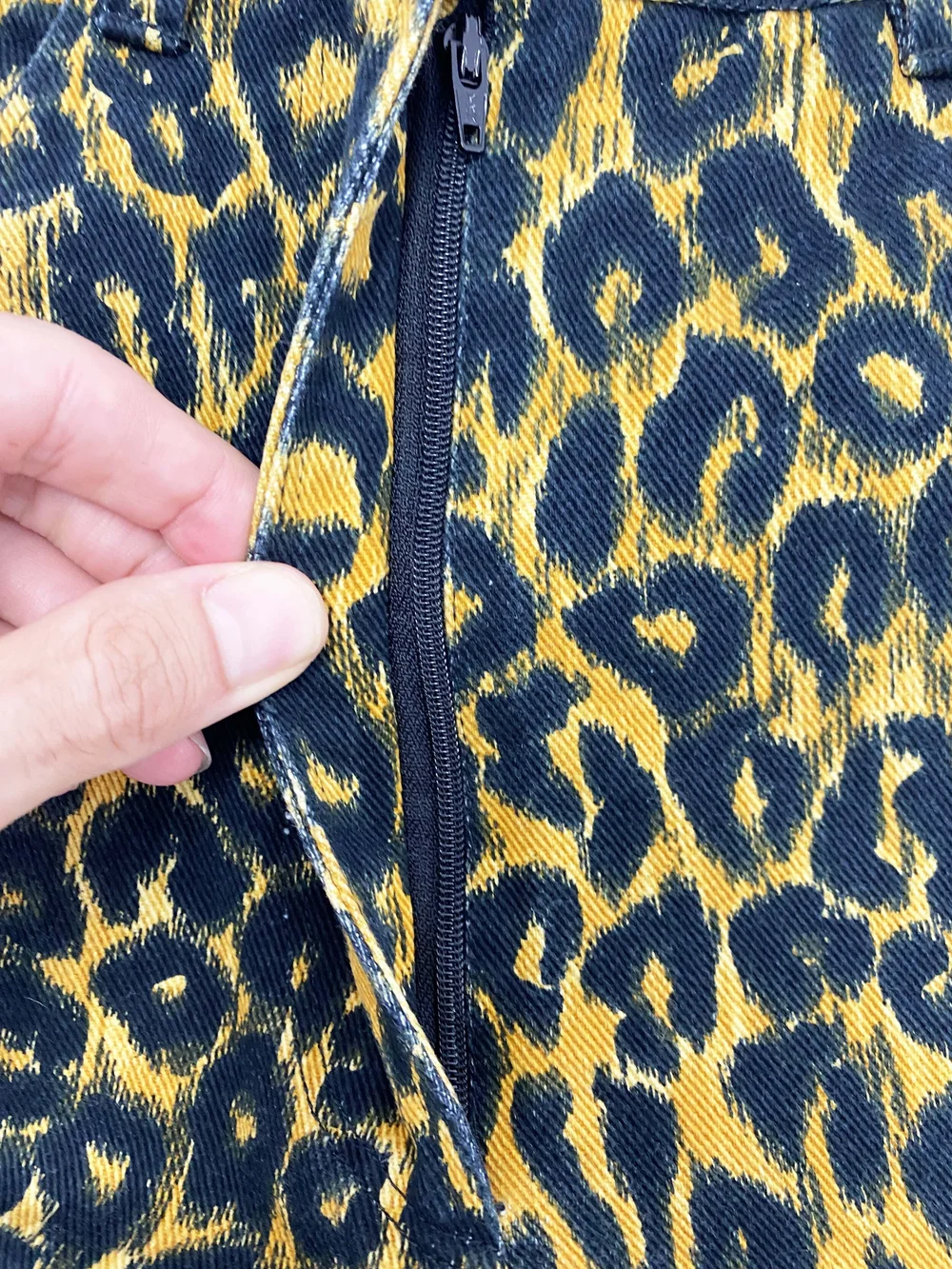 Gianni Versace Versus 90s leopard print jeans — JAMES VELORIA